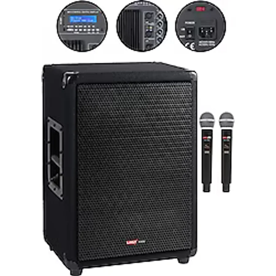 Lastvoice LPS-15MA 1000 W 15 inç Mikrofonlu Kabin Hoparlör