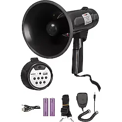 Lastvoice Mgf-120usb-bt Mayklı Askılı El Megafon 120 Watt (ŞARJLI BLUETOOTH USB SİREN KAYIT)