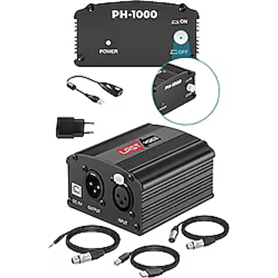 Lastvoice PH-1000 48V Phantom Güç Kaynağı