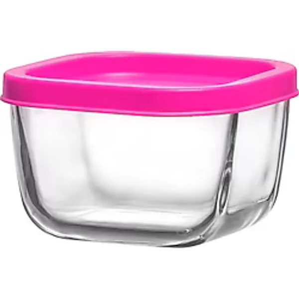 Lav Cube 4'lü 270 ml Cam Saklama Kabı