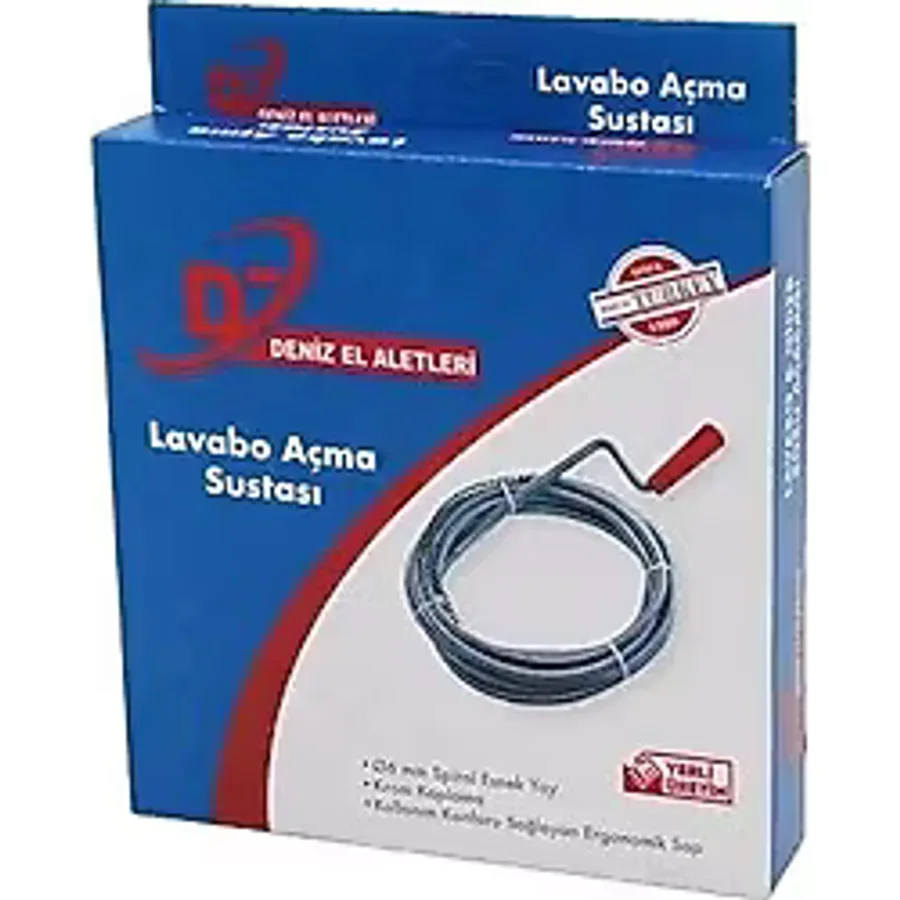Lavabo Klozet Gider Açma Teli Açma Sustası 3 mt