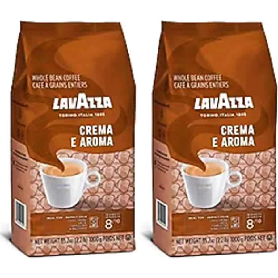 Lavazza Crema E Aroma Orta Kavrulmuş Çekirdek Kahve 1 kg 2'li