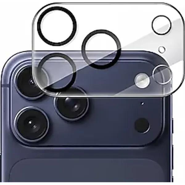 Lavderuar For iPhone 17/17 Pro / 17 Pro Max / 17 Air Uyumlu Kamera Lens Koruyucu - Temperli Cam, 9H Sertlik, Çizilmeye Karşı Dayanıklı Yüksek Şeffafiyetli Lens Koruma Camı (şeffaf, 17)