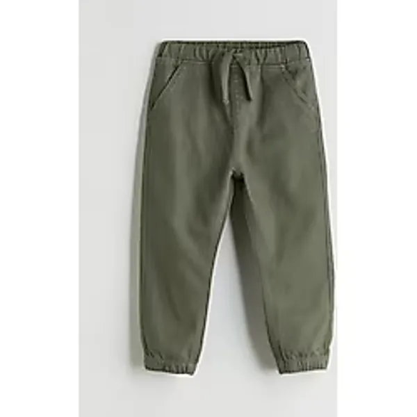 Lc Waikiki Yeni Sezon Beli Lastikli Erkek Çocuk Jogger Pantolon - Haki - 7 - 8 Yaş