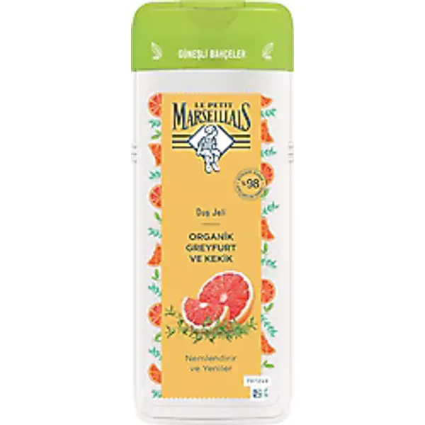 Le Petit Marseillais Organik Greyfurt ve Kekik 400 ml Duş Jeli