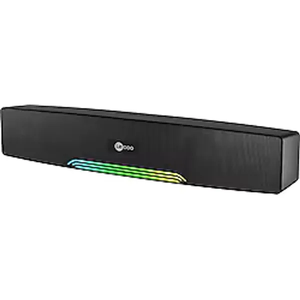 Lecoo DS109 10W Bluetooth Kablosuz Rgb Aydınlatmalı Hoparlör - Masaüstü, PC, Tv, Laptop Uyumlu, Usb/sd Kart/aux Girişi, 360° Surround Ses, Mikrofonlu Taşınabilir Soundbar Siyah - Ahşap Rengi