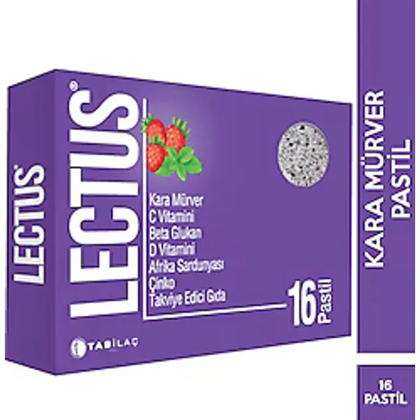 Lectus Afrika Sardunyalı 16'lı Pastil