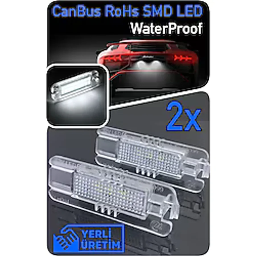 Led Edition Seat ibiza 4 5 Uyumlu (6F, 6P, 6J) Canbus Led Plaka Aydınlatma Ledi Lambası