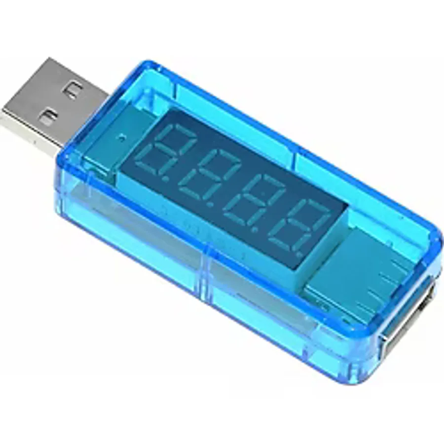 Led Göstergeli USB Tester - USB Voltmetre, Ampermetre