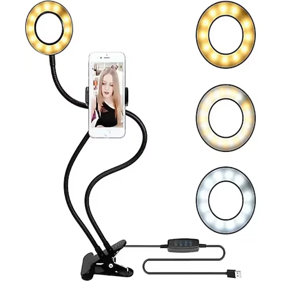 Led Ring Light Youtuber Light Stüdyo Işığı Akrobat Selfie Led Mas