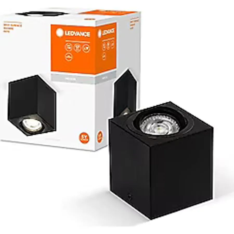 LEDVANCE LED SIVA ÜSTÜ KARE SPOT SİYAH