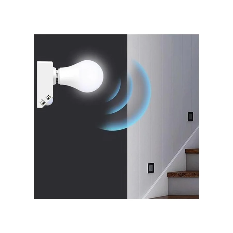 Ledx Dy-102 Abs 360 Pır Hareket Sensörlü E27 Duy Aparatı