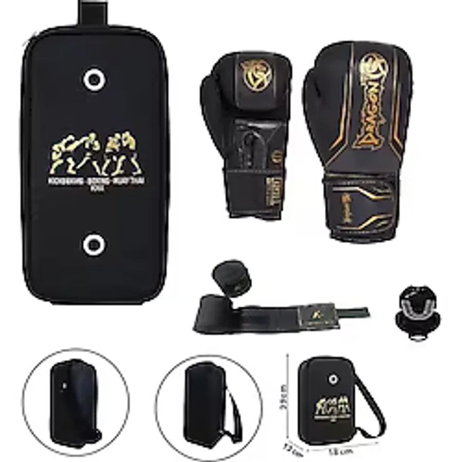 Legacy Kick Boks Eldiveni Boks Eldiveni Muay Thai Eldiveni 3'lü Set ve Eldiven Taşıma Çantalı