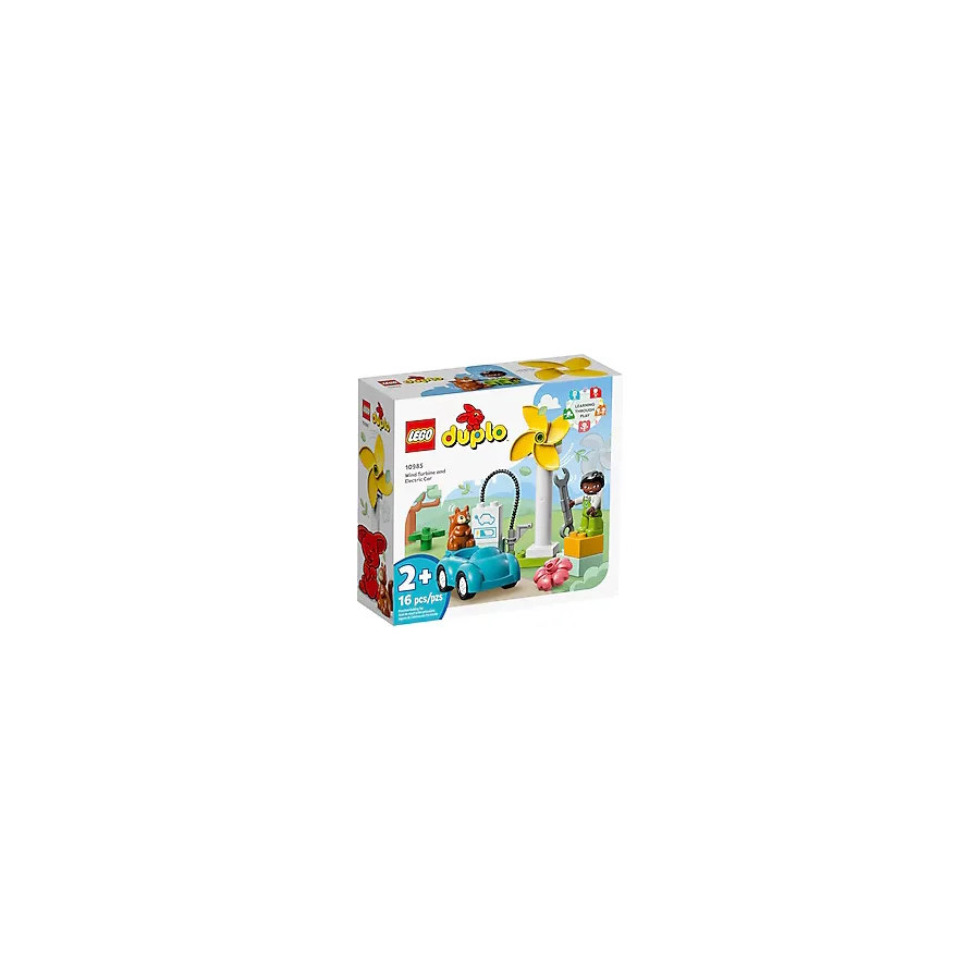 Lego 10985 Duplo Rüzgar Türbini ve Elektrikli Araba
