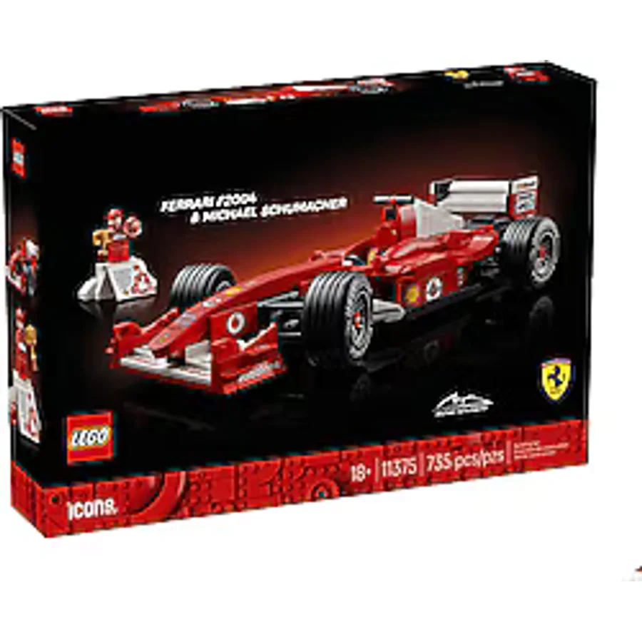 Lego 11375 Icons Ferrari F2004 ve Michael Schumacher