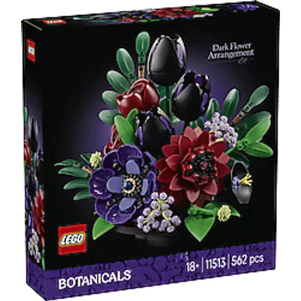 Lego 11513 Botanicals Koyu Renk Çiçek Aranjmanı