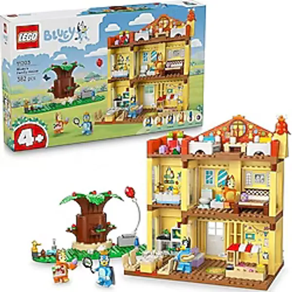 LEGO Bluey: Bluey'nin Aile Evi 11203-4 Yaş ve Üzeri Çocuklar İçin Ev Içeren Yaratıcı Oyuncak Yapım Seti, Do... + 8 LEGO