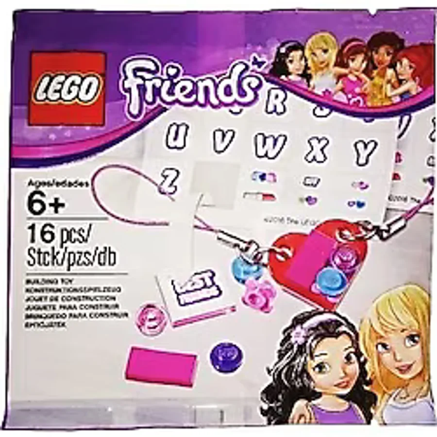 LEGO Friends 5004395 Sticker Keychain Set +6 Yaş (16 Parça)