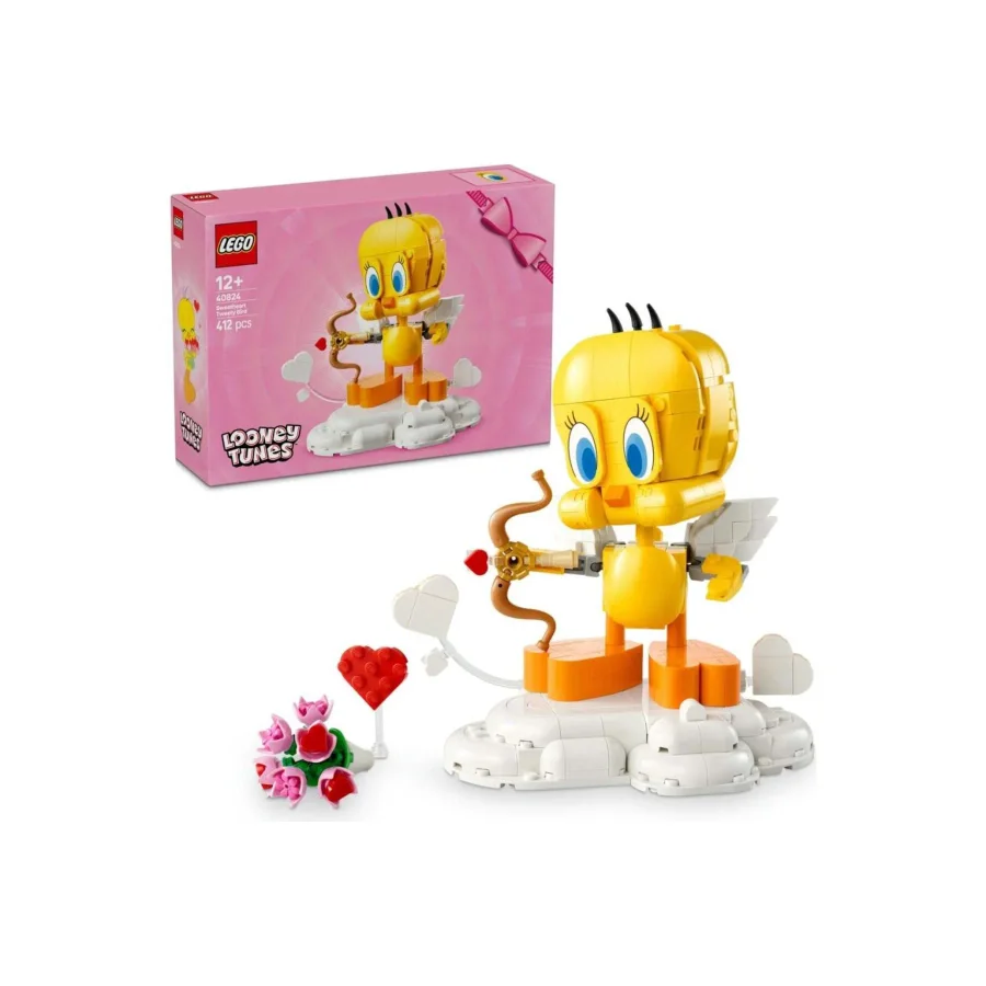 LEGO® Looney Tunes™ Sevgili Kuş Tweety 40824 - 12 Yaş ve Üzeri için Sergileme Modeli Yapım Seti (412 Parça)