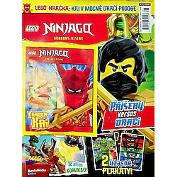 Lego Ninjago Aylık Dergi 08/2026 - Dragon Kai Figür - Çekçe
