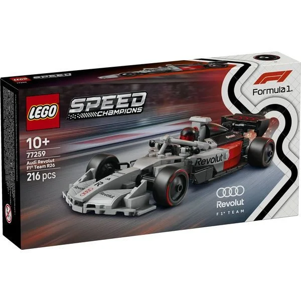 LEGO® Speed Champions Audi Revolut F1® Team R26 Yarış Arabası 77259 - 10+ Çocuklar İçin Yaratıcı Oyuncak Yapım Seti (215P)