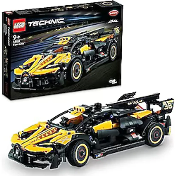 LEGO Technic Bugatti Bolide 42151 9 Yaş ve Üzeri Çocuklar için Çalışan W16 Motor İçeren Oyuncak Yapım Seti, Hediye Fikri (905 Parça)