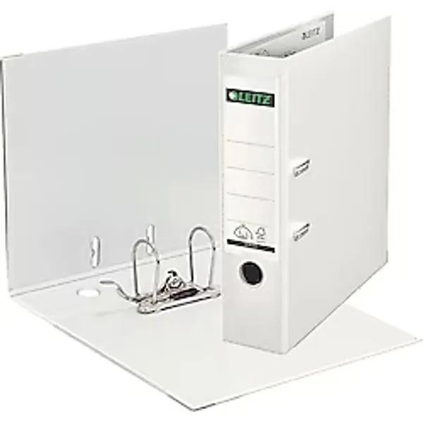 Leitz 1010 Beyaz Plastik Geniş Klasör