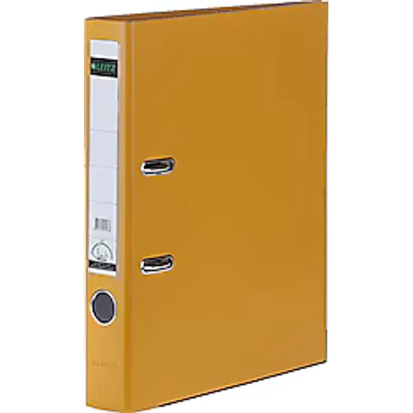Leitz 1015 Sarı Plastik Dar Klasör