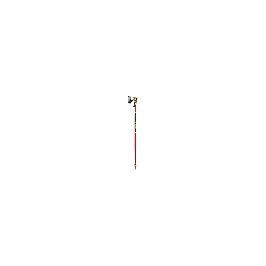 Leki Wcr Lite Sl 3D Kırmızı Siyah Unisex Çocuk Kayak Batonu - 110 cm