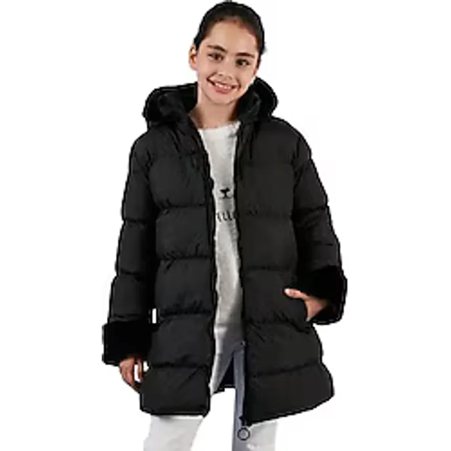 Lela 5761981 İçi Astarlı Kapüşonlu Çocuk Şişme Mont