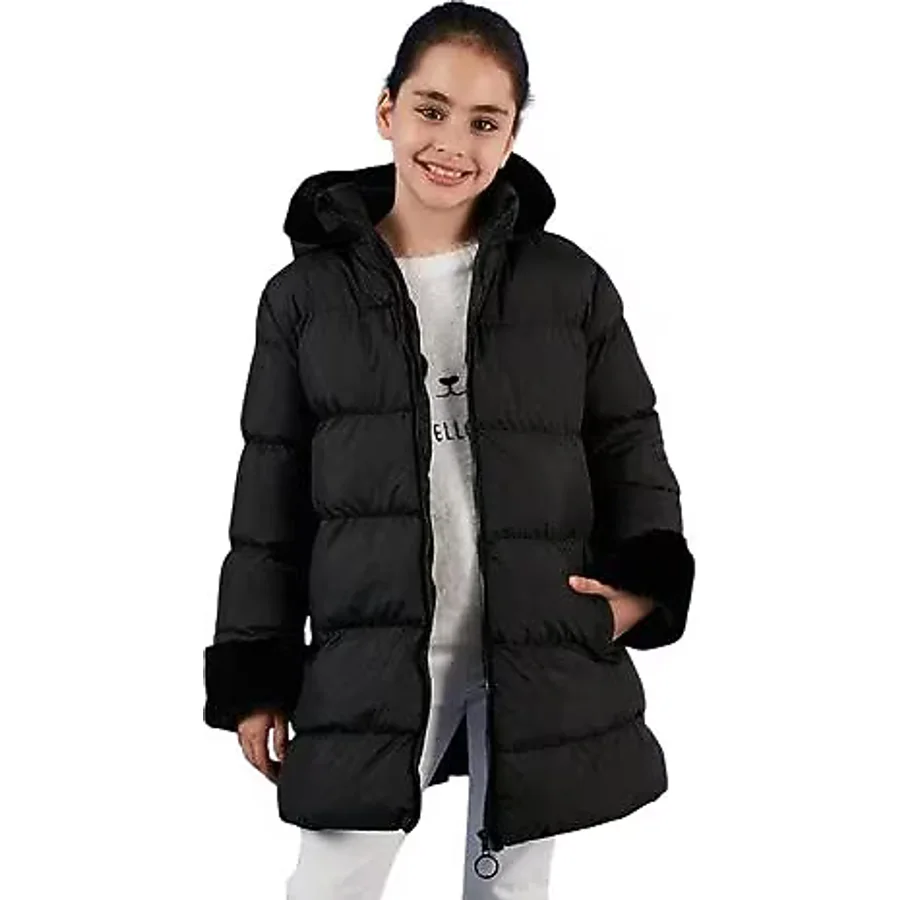 Lela 5761981 İçi Astarlı Kapüşonlu Çocuk Şişme Mont