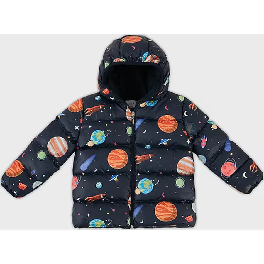 Lela 5763003 Kapüşonlu Erkek Çocuk Şişme Mont