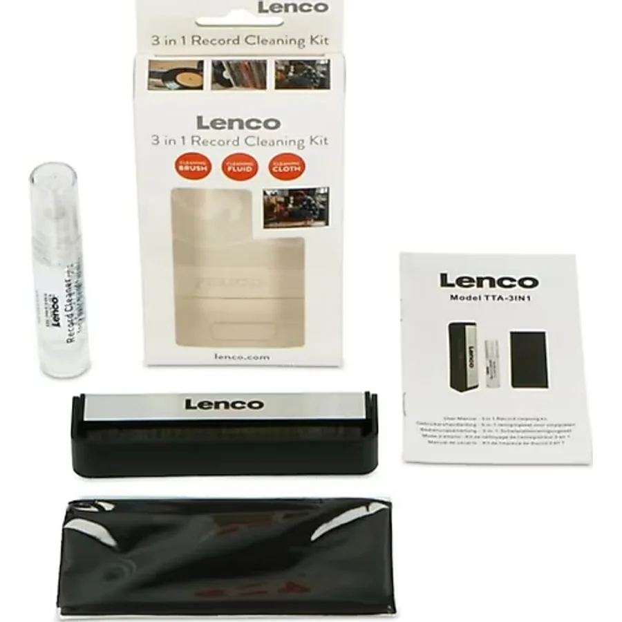 Lenco 3in1 Pikap Aksesuarı Temizleme Seti-TTA-3IN1