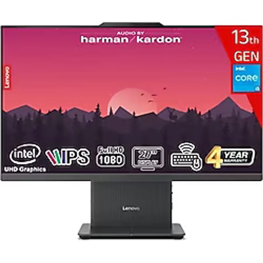 Lenovo Ideacentre AIO 27IRH9 Intel Core I7-13620H 32GB DDR5 1tb SSD Intel UHD Graphics 27 FHD IPS Freedos F0HM00EXTR-321 Kablosuz Klavye+Mouse Siyah All In One Bilgisayar