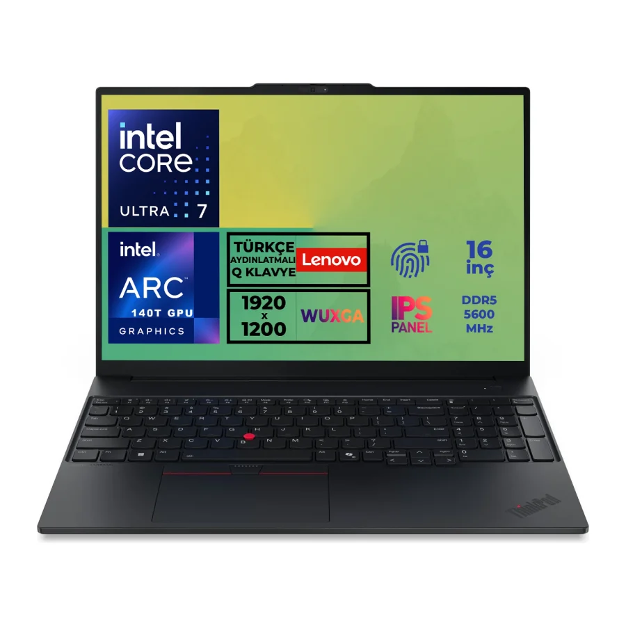 Lenovo ThinkPad E16 Gen 2 21MA002UTX Ultra 7 155H 16 GB 512 GB SSD Arc Graphics 16" WUXGA Notebook
