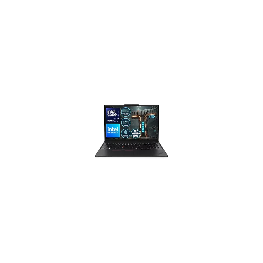 Lenovo ThinkPad T16 Gen 4 Intel Core Ultra 7 255U 32GB 1TB SSD 16" Wuxga Windows 11 Pro Laptop, Notebook 21QFS2BHTX 015 - 1 TB - 32 GB