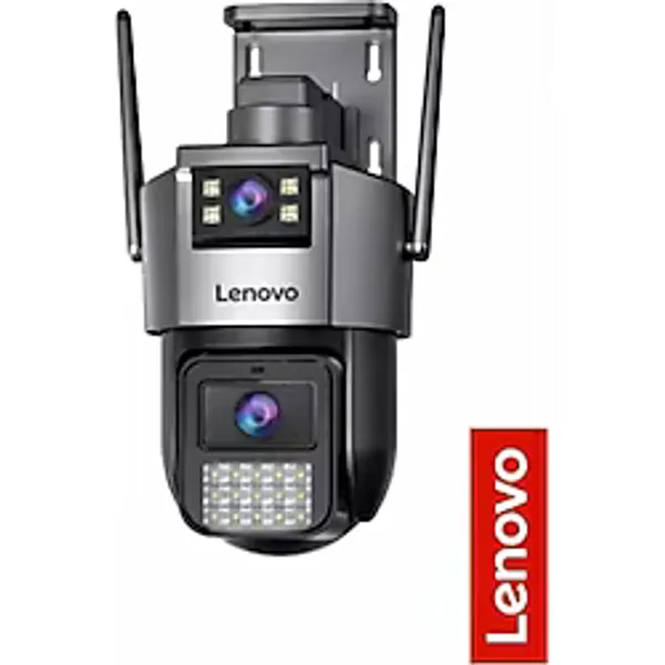 Lenovo X9t Wifi Güvenlik Kamerası Dual Lensli 360° Ptz Gece Görüşlü Dış Mekan Akıllı Kamera