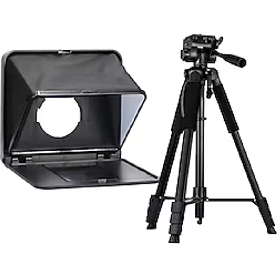 LENSGO TC7 Teleprompter + 2 Metre Tripodlu Kit
