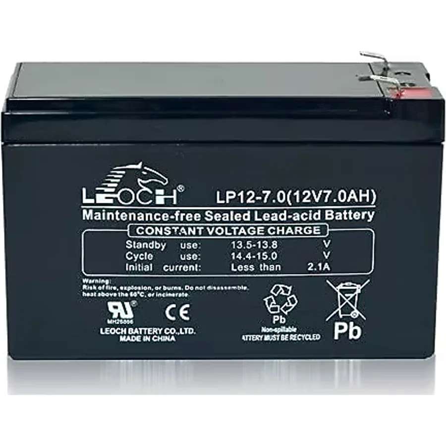 Leoch 12volt 7ah Akü Lp12-7.0 Inform Tse Belgeli