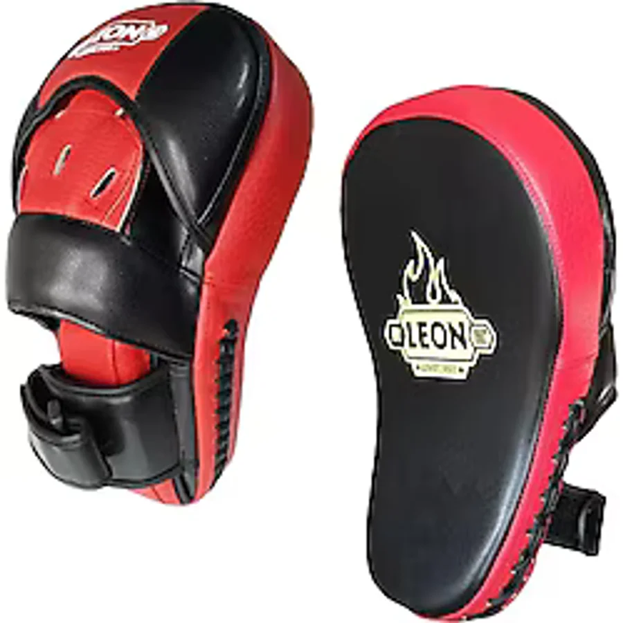 Leon Master Profesyonel Kick-Boks ve Muay Thai El Lapası Kırmızı Siyah