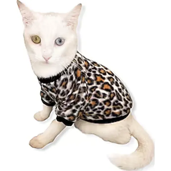 Leopar Softie Kedi Sueteri Kedi Kiyafeti