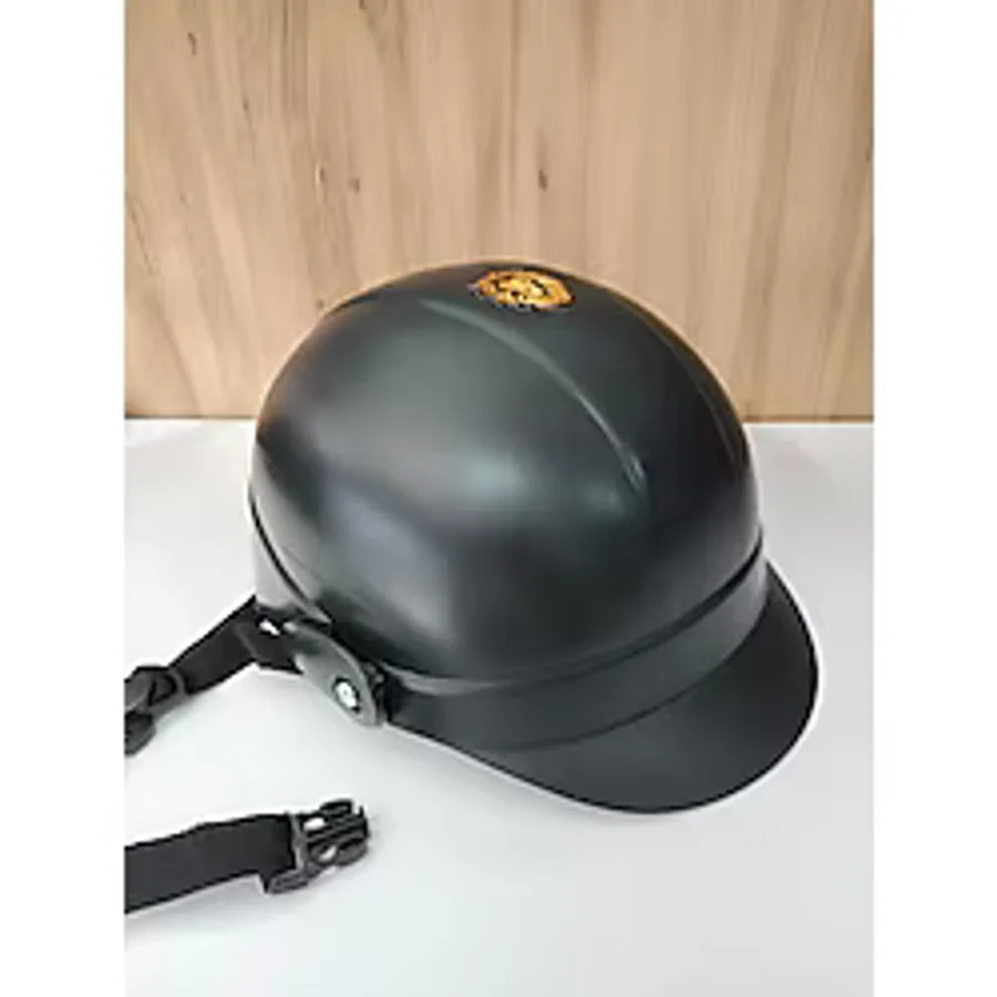 Leos Jokey Kask Bisiklet Kaskı Siyah & Yerli Üretim & Camsız Model (ULTRA DAYANIKLI)
