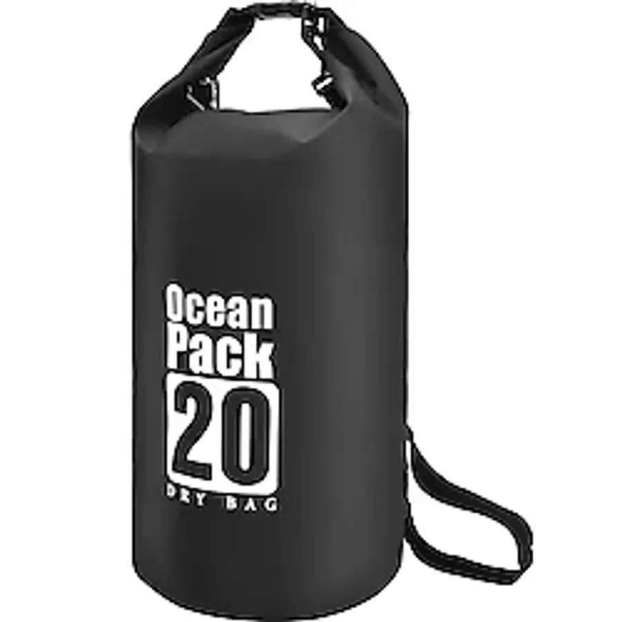 Lethe Boards Ocean Pack 20 L Siyah Su Geçirmez Yüzen Çanta
