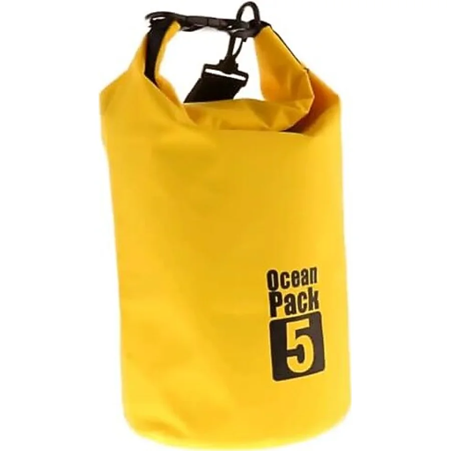 Lethe Boards Ocean Pack Sarı 5 L Su Geçirmez Yüzen Çanta
