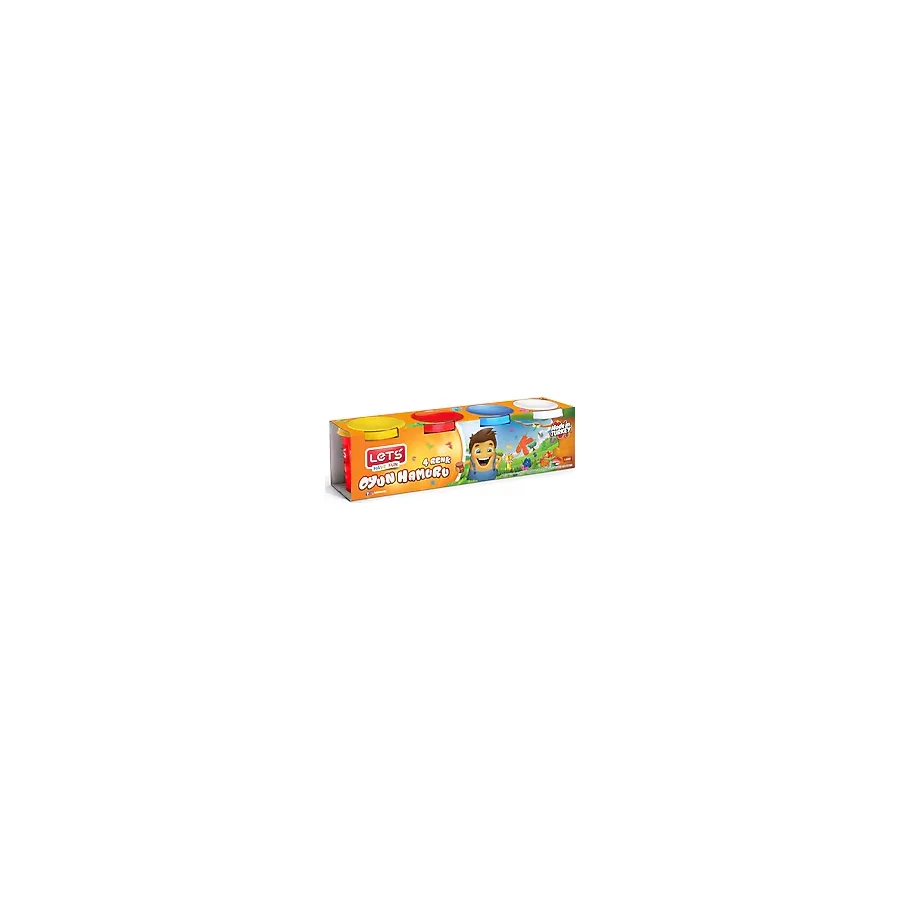 Lets 4 Renk 460 gr Oyun Hamuru L8440