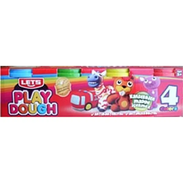 Lets 4 Renk 600 gr Oyun Hamuru L8340