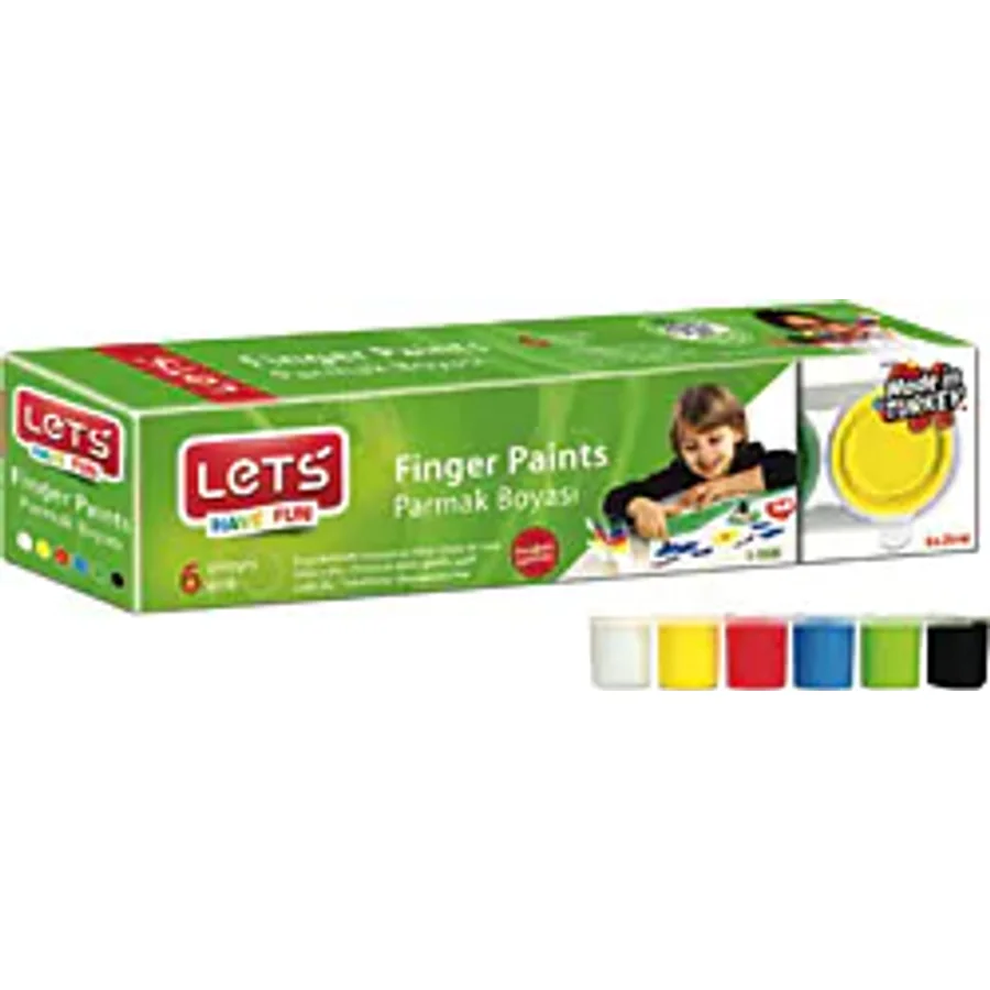 Lets 6 Renk Parmak Boyası L5500