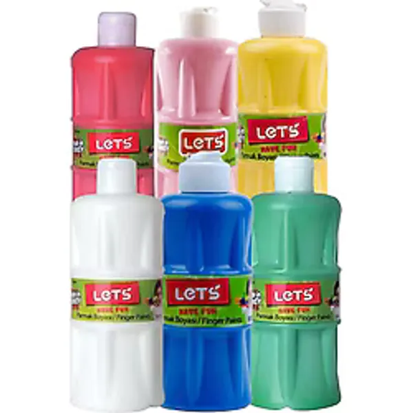 Lets Parmak Boyasi 500Ml 6Li Set