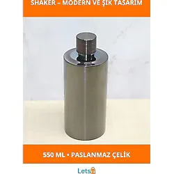 Letsii Paslanmaz Çelik Şık ve Dayanıklı Kokteyl Shaker