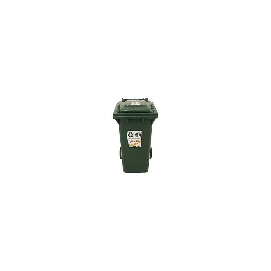 Leva Sağlam Plastik Çöp ve Atık Konteyneri 120 Lt Tekerlekli Eko